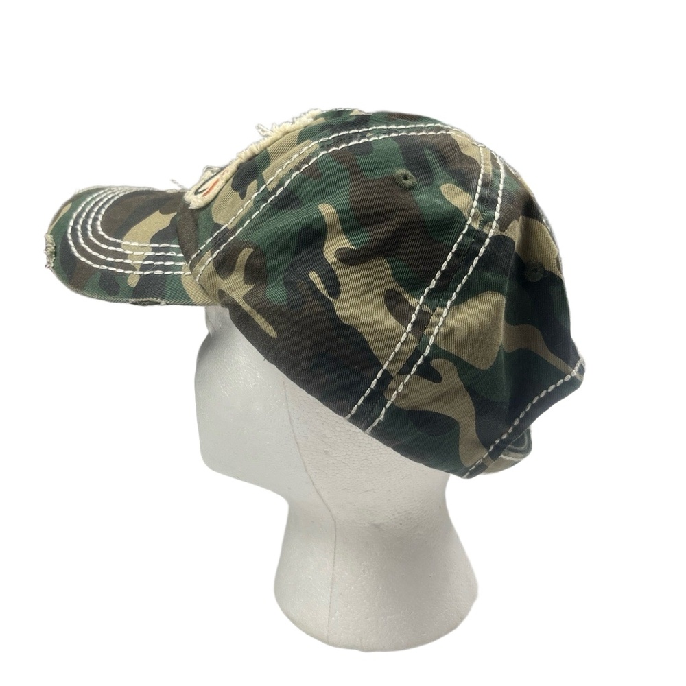 KBETHOS Vintage Baseball Cap OS Adjustable Camouflage Distressed Dog Mom Casual - Picture 4 of 7